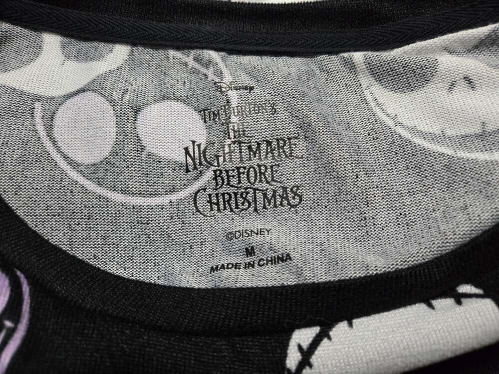 Disney The Nightmare Before Christmas Jack Skellington Long Sleeve Pajamas - Picture 7 of 10